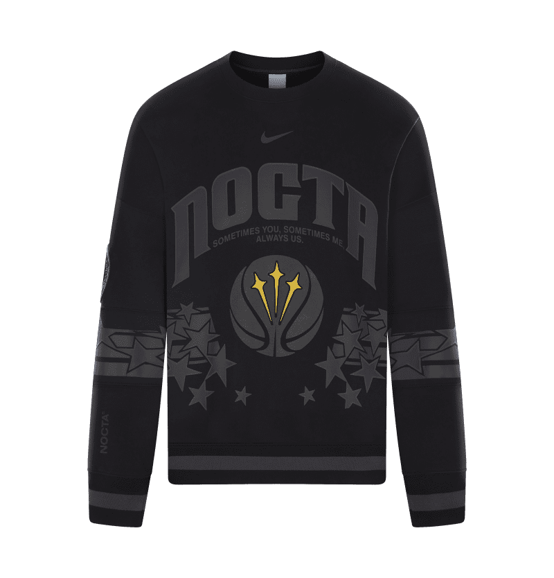 BASKETBALLCREWNECK BLACK F