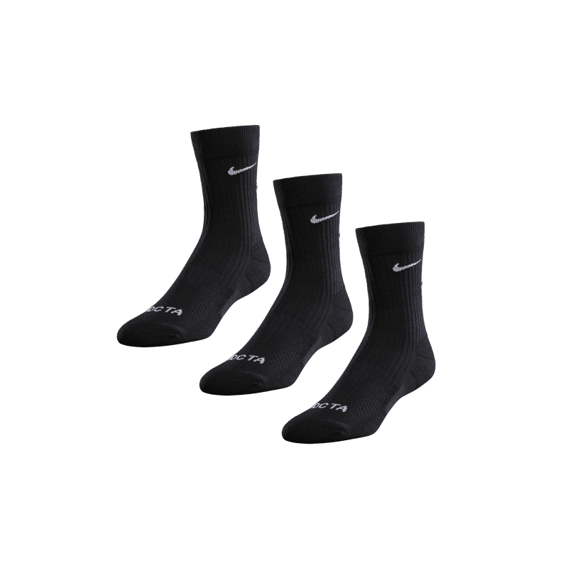 CREW SOCK BLACK 1