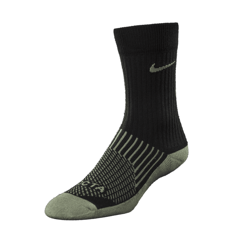 NOCTA SOCK BLACK GREEN 3QUARTER FRONT 0abb28c3 58bb 4f10 960f 8a3d4035c033