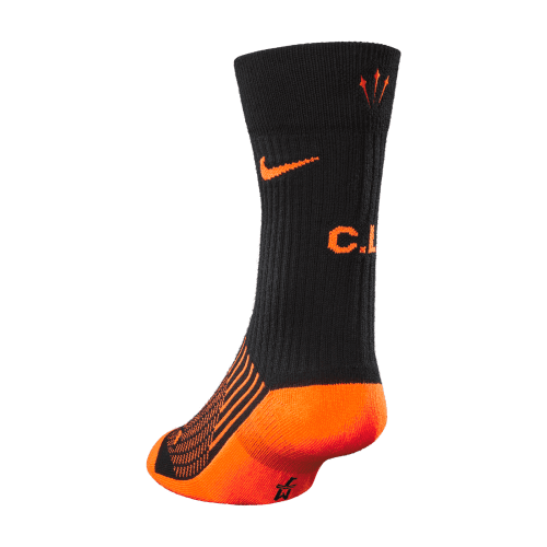 NOCTA SOCK BLACK ORANGE 3QUARTER BACK LEFT a9d26ffd 256c 4b12 a91f ecdd257951c3