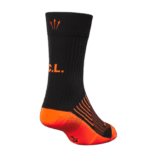 NOCTA SOCK BLACK ORANGE 3QUARTER BACK RIGHT 620b0e28 9117 4eab 8ef4 a102303fbe58