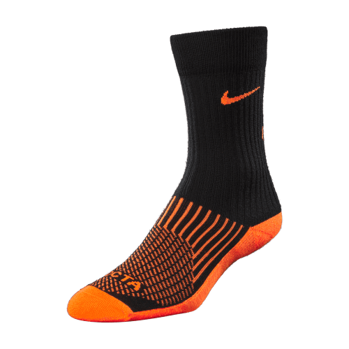 NOCTA SOCK BLACK ORANGE 3QUARTER FRONT e161d335 ad1b 4d1a b695 990643384876