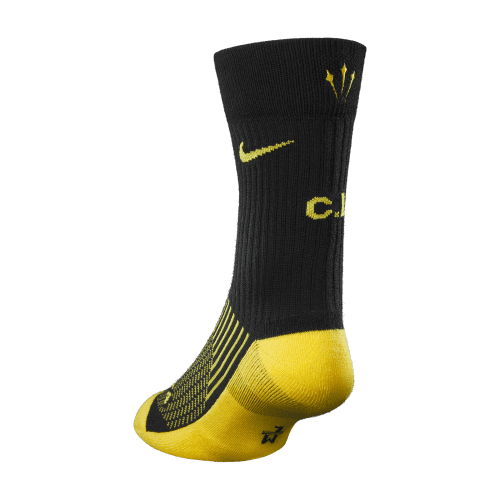 NOCTA SOCK BLACK YELLOW 3QUARTER BACK LEFT 0f7176e6 3c35 411d 9256 bd8c58308f14