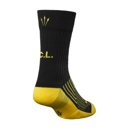 NOCTA SOCK BLACK YELLOW 3QUARTER BACK RIGHT 1c3cb33f cb12 4f87 88ad 0f848a2846c4