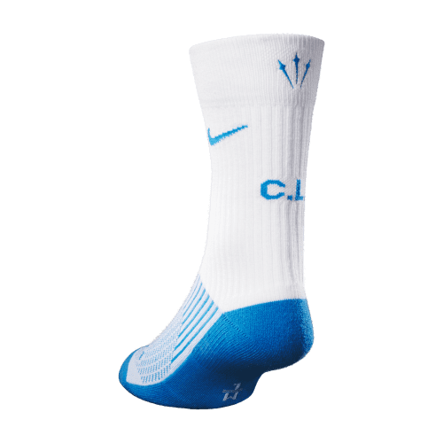 NOCTA SOCK WHITE BLUE 3QUARTER BACK LEFT