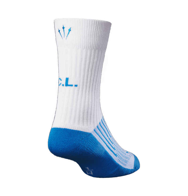 NOCTA SOCK WHITE BLUE 3QUARTER BACK RIGHT