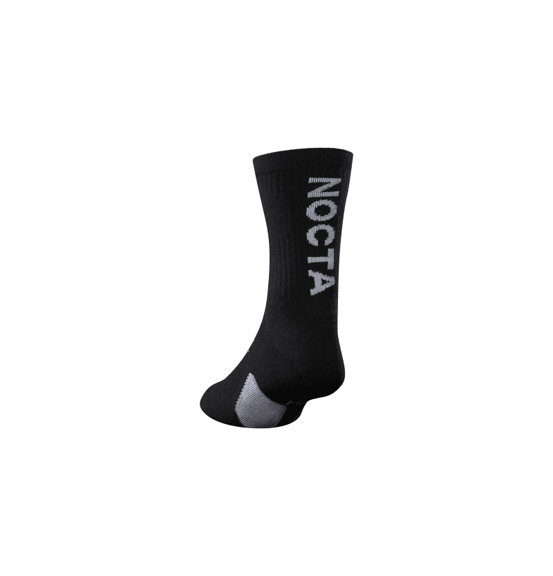 YB SOCK BLACK BACK 3QUARTER 1